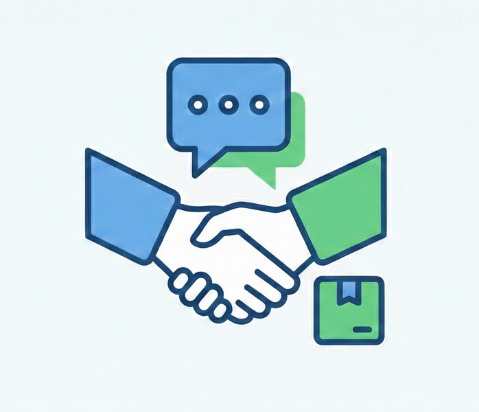 Convenir con vendedor